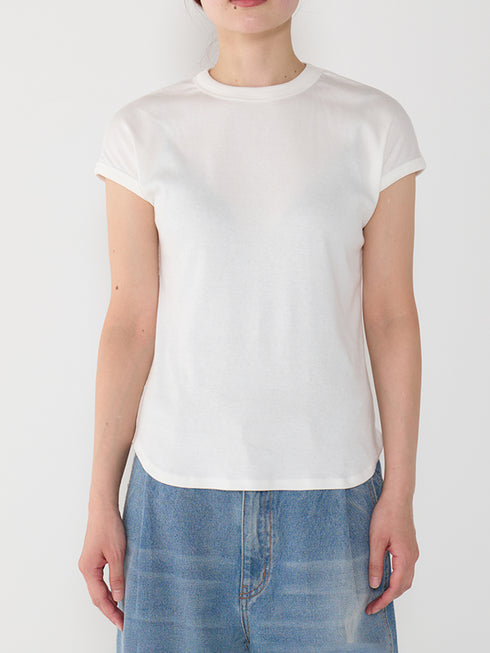 SHORT SLEEVE RIB TEE / Y241-81020-5